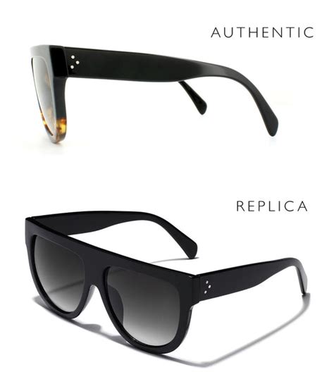 celine glasses fake|3 Differences Between Replica and Authentic  .